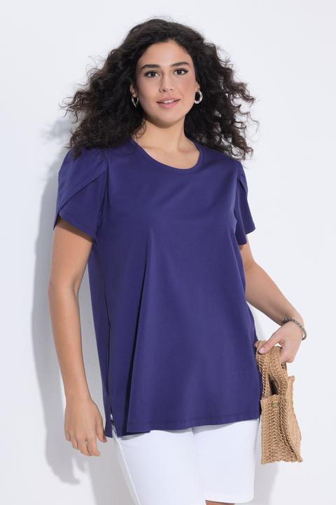 Actual product image Ulla Popken Draped Sleeve Tee (54)
