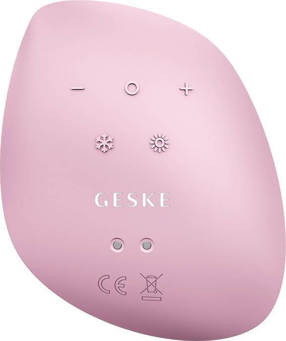 Actual product image Konjac Sponge Soniczny masażer do twarzy Cool & Warm 9w1 Geske z Aplikacją (różowy)