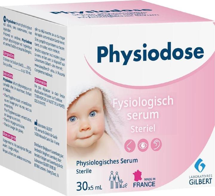 Image du produit Physiodose Solution saline physiologique (30 pcs)