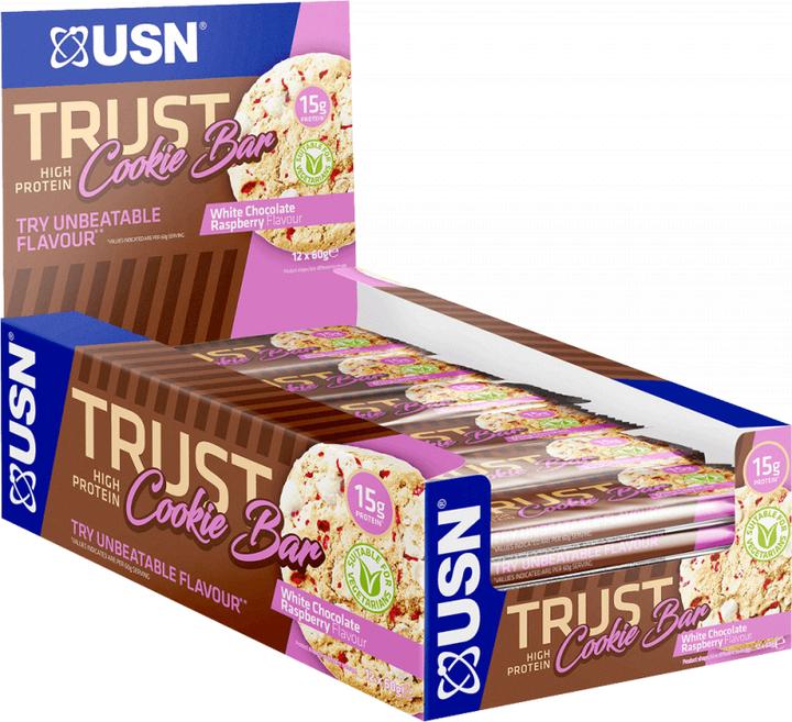 Actual product image USN Trust Cookie Bars (720 g, 12 pcs.)
