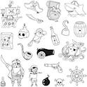 Produktbild Aladine Kinder Stempel Funny Piraten