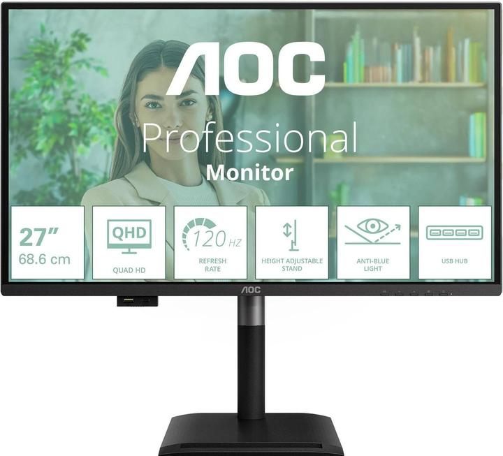 Actual product image AOC Monitor Q27P4U (2560 x 1440 pixels, 27")