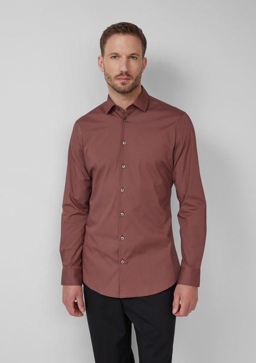 Immagine prodotto s.Oliver Tailored Fit: Baumwollstretch-Hemd mit Kentkragen (44)