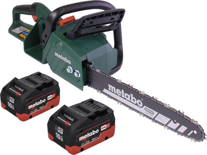 Actual product image Metabo MS 36-18 LTX BL 40 Battery chain saw 36 V ( 2x 18 V ) 40 cm 22 m/s brushless + 2x battery 10.0 A (Battery chain saw)