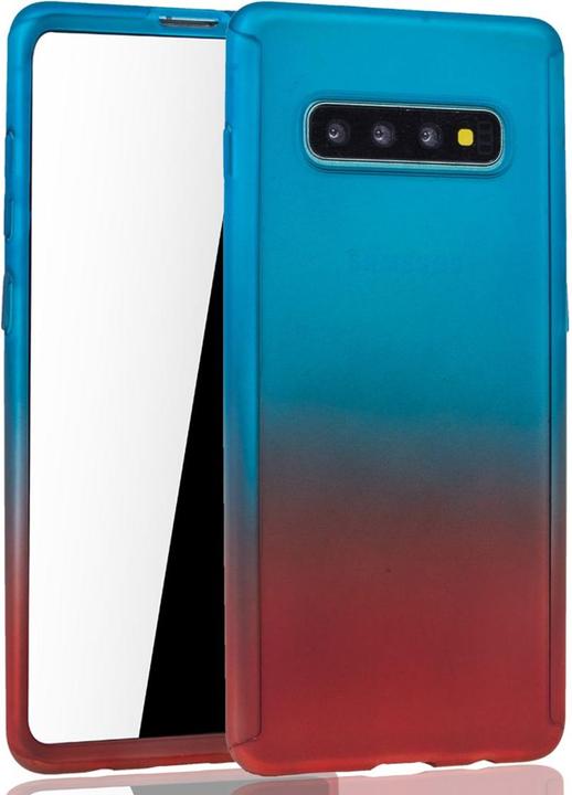 Actual product image König Design Case Mobile Protection for Samsung Galaxy S10 Plus Full Case Cover Screen Protector Red (Samsung Galaxy S10+)