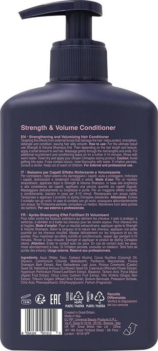 Image du produit Climaplex Après-shampooing Strengh & Volume (400 ml)