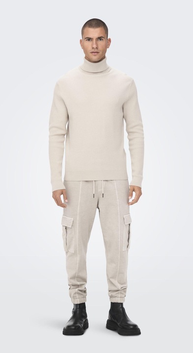 Image du produit Only & Sons Pull à col haut en maille (XXL)