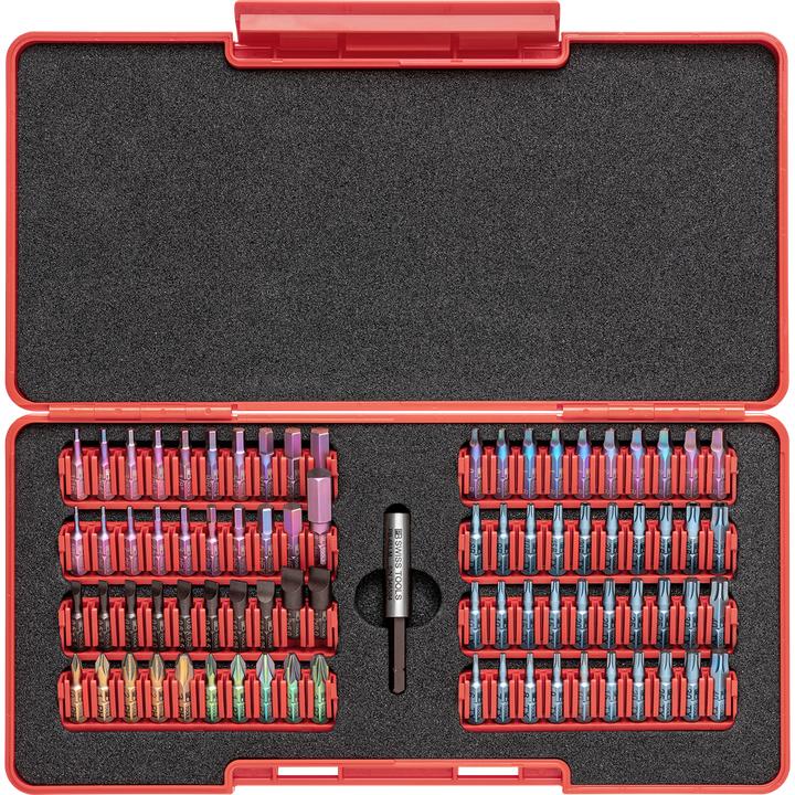 Actual product image PB Swiss Tools BitBox PB C6 791 BB 80 embouts en 8 blocs avec support M (791)