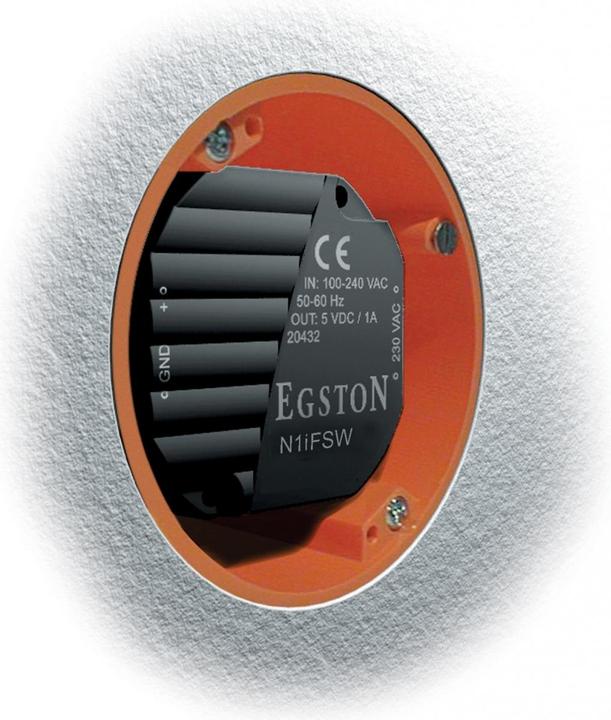Actual product image Allnet Replacement power supply 12V25A flush-mounted power supply round standard 76mm Egston (Power supply)