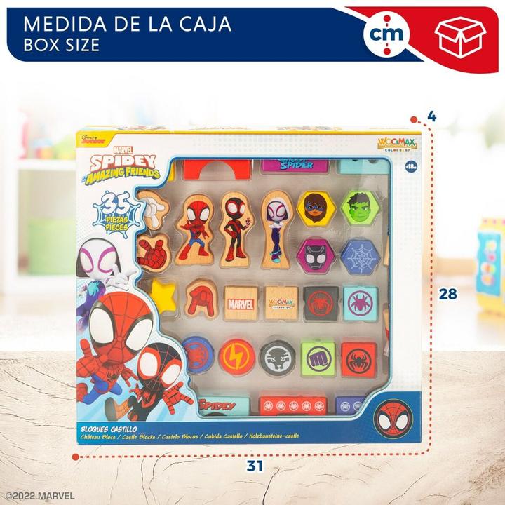 Image du produit Kit de construction Spidey, 33 pièces (6 unités)
