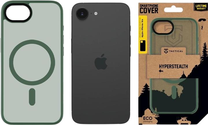 Immagine prodotto Tactical Back panel cover - MagForce Hyperstealth Cover for iPhone 16e Forest Green (Apple iPhone 16e)