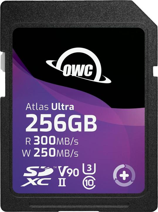 OWC Atlas Ultra SDXC V90 UHS-II Memory Card 256GB (256 GB, SDXC, U3, UHS-II)