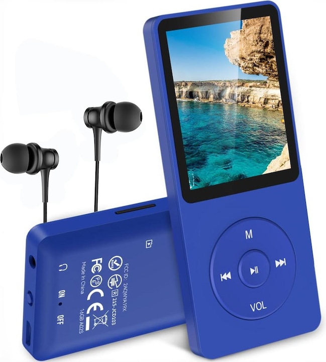 Produktbild Agptek 8GB MP3-Player Marineblau (8 GB)