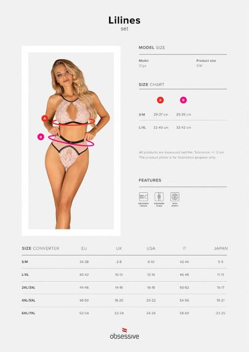 Productafbeelding Obsessive Set S/M (S, M)