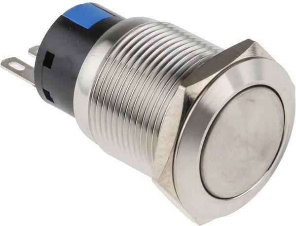 Produktbild RS PRO Switch Pushbutton Stainless Momentary