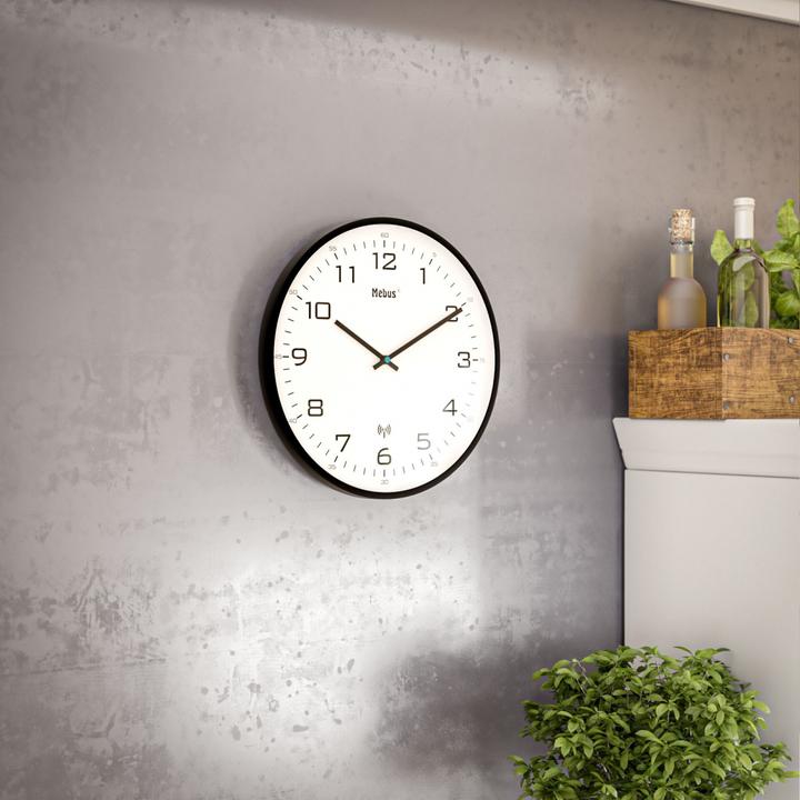 Actual product image Mebus 13079 Radio-controlled wall clock (30 cm)
