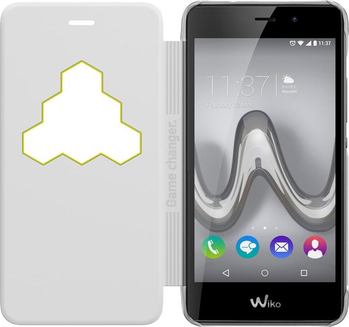 Actual product image Wiko WiCUBE Mobile Phone Case Book Case White (Wiko Tommy)