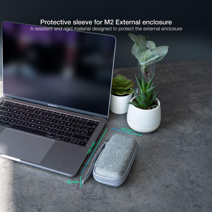 Actual product image Tooq Technology Funda Caja Externa M2 Gris