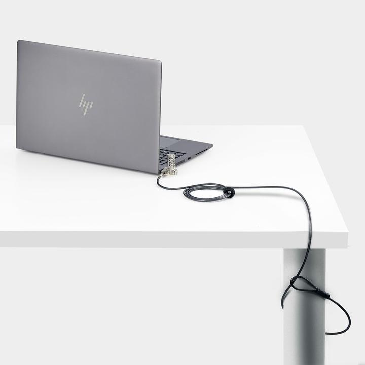 Productafbeelding StarTech com UNIVCS25-LAPTOP-LOCK, 2 m, Kensington, Nano, Noble, Verrouillage à combinaison, Plastiq
