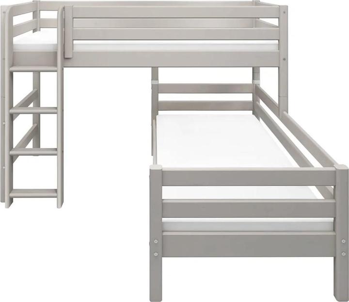 Produktbild Flexa Mittelhohes Kombibett Classic mit gerader Leiter (90 x 200 cm)