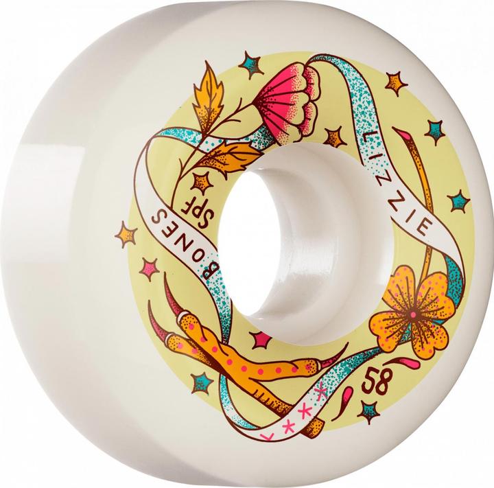 Actual product image Bones 84B SPF Lucky Charm P5 Sidecut (58 mm)