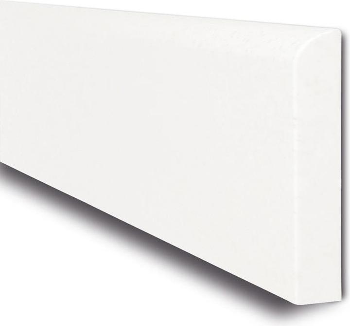 Produktbild Moravia MORION Wand-Schrammschutz in weiss Länge 2060 mm, Höhe 150 mm, Stärke 10 mm
