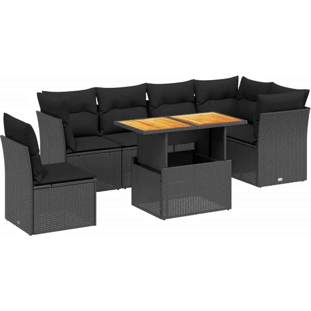 VidaXL, Gartenlounge, 10-tlg. Garten-Lounge-Set mit Kissen
