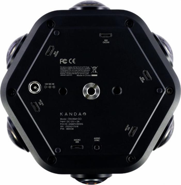 Actual product image Kandao Obsidian Go (30p, UHD, Bluetooth)