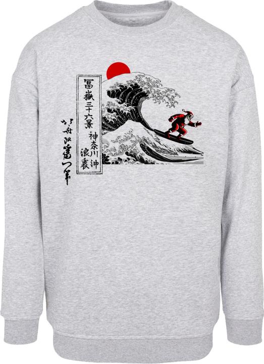 Produktbild Merchcode Hokusai - Santa Great Wave Crewneck - 183541 (L)
