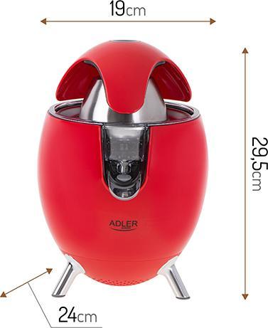 Immagine prodotto Adler AD 4013r pressa elettrica per agrumi Rosso
