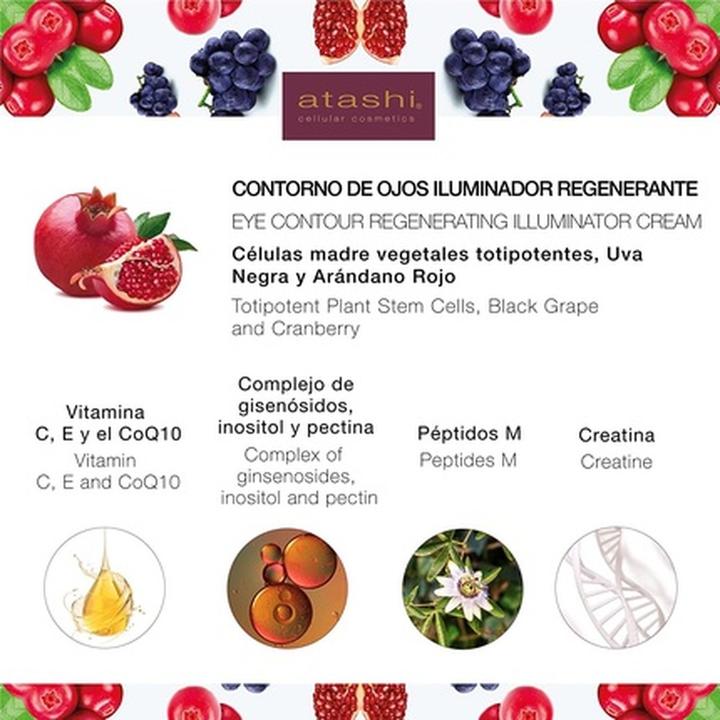 Image du produit Atashi CELLULAR ANTIOXYDANT SKIN DEFENSE contorno de ojos 15 ml (Crème pour les yeux, 15 ml, Jour + nuit)