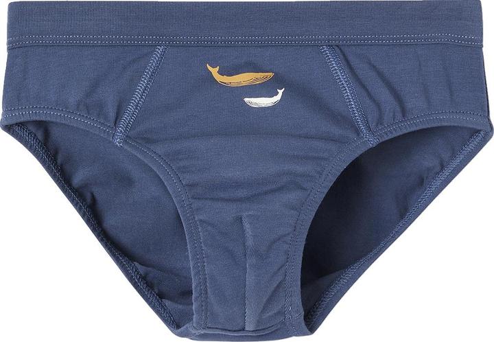 Immagine prodotto Vertbaudet 7er-Pack Jungen Slips mit Bio-Baumwolle, Wale (86, Confezione da 7)