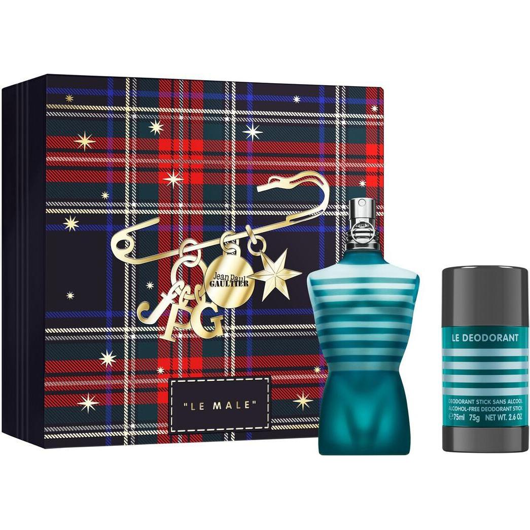 Gaultier Lavanda Set Regalo Bellezza, - Le Male Edt 75 Ml + Deodorant Stick - Giftset (Set Di Profumi)