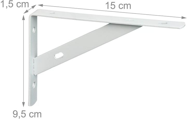 Actual product image Relaxdays Shelf supports