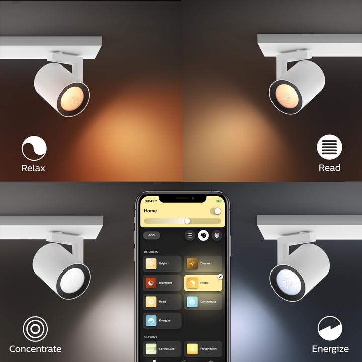 Actual product image Philips Hue Argenta Base BT (350 lm, GU10)