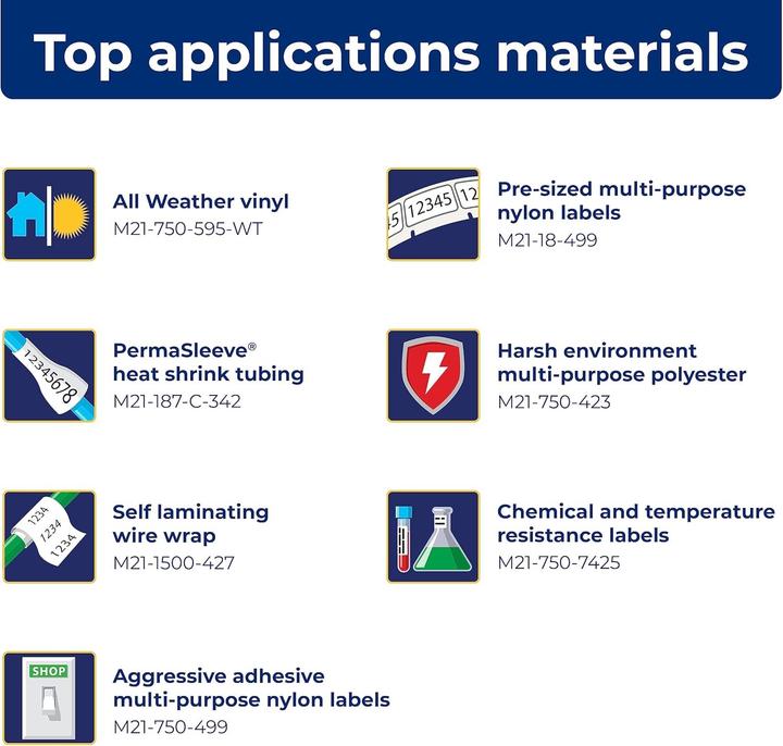 Immagine prodotto Brady Stampante per etichette M210-LAB, imballaggi in cartone, dispositivo di etichettatura mobile