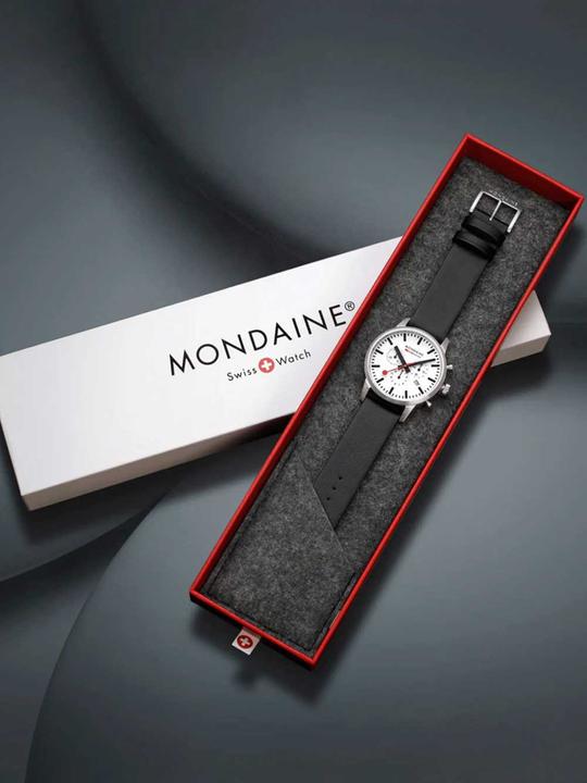 Actual product image Mondaine Neo Vegan (Chronograph, 41 mm)