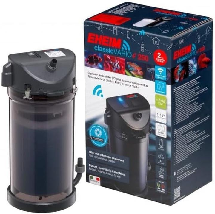 Produktbild Eheim ClassicVARIO+e 250 (250 l, Aussenfilter, Meerwasser, Süsswasser)