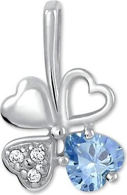 Produktbild Brilio Silver Silver Four Leaf Pendant - Light Blue