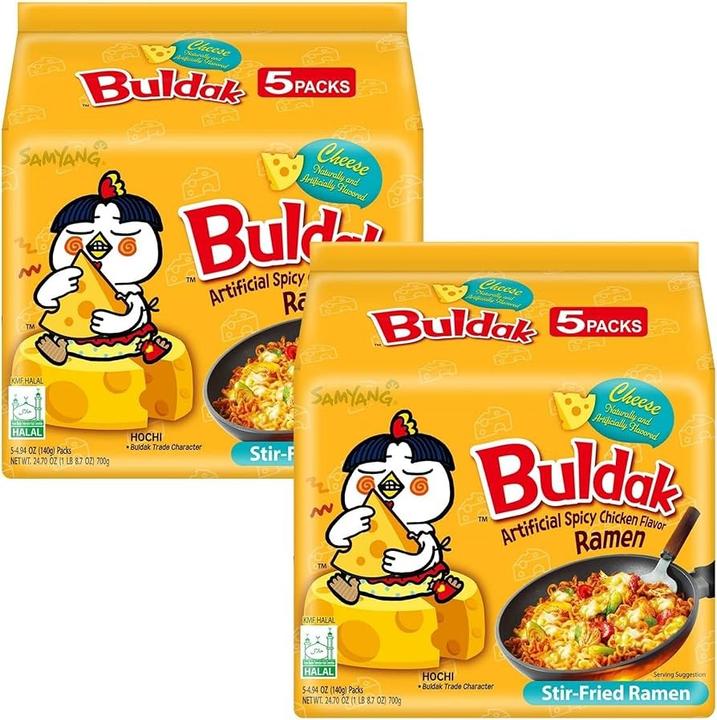 Image du produit Samyang Buldak Buldak Hot Chicken Fromage Ramyeon (700 g)