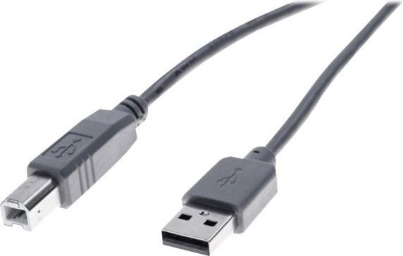 Produktbild Exertis Connect USB 2.0 Kabel, USB St. A / USB St. B, 1,0 m USB-Kabel für Standardanwendungen (1 m, USB 2.0)