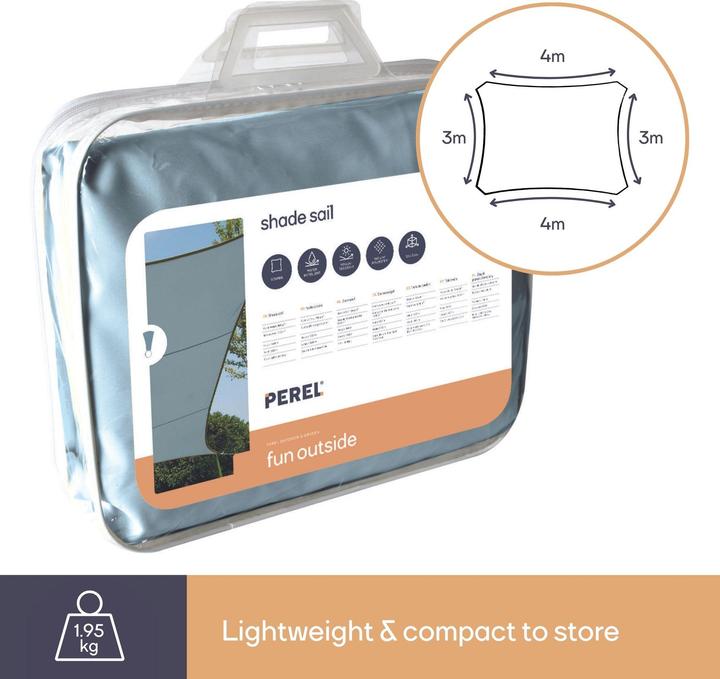 Actual product image Perel Sonnensegel (4 x 3 m)