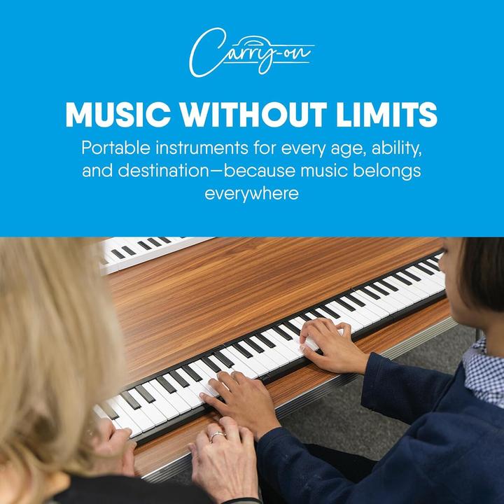 Productafbeelding Blackstar CARRY ON inklapbare piano 88 TOUCH, zwart (88 Sleutels)