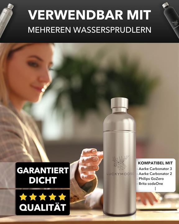 Actual product image Luckymoose Drinking bottle