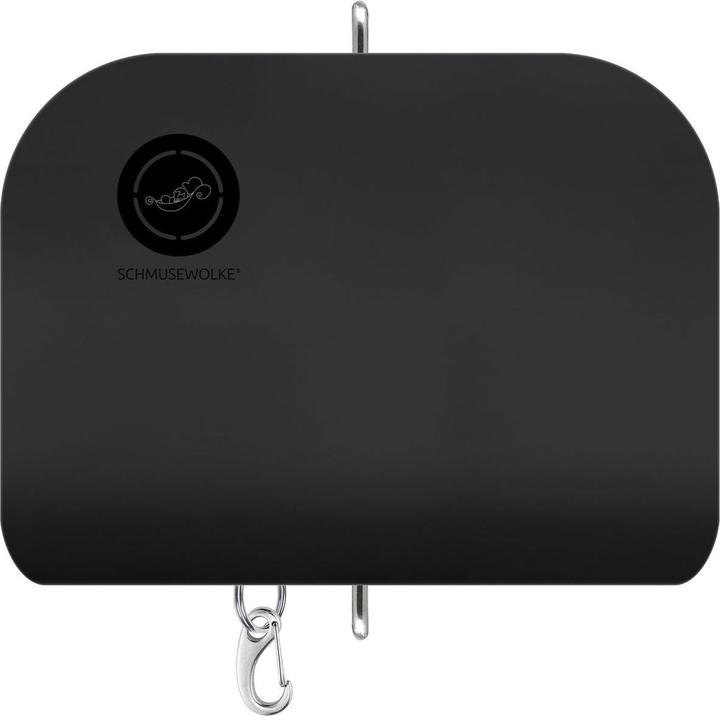 Actual product image Schmusewolke Tipi weiss mit anthrazit Motor und Bio Federwiege