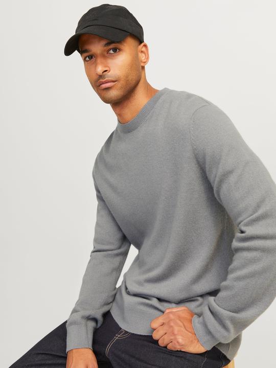Produktbild Jack & Jones RDD Einfarbig Strickpullover mit Rundhals Strickpullover mit Rundhals (M)