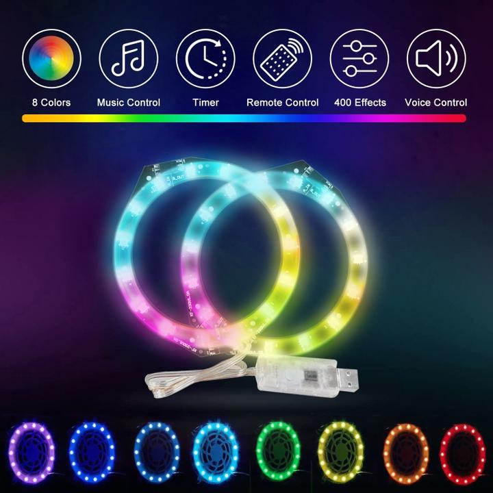Immagine prodotto Ueli Express Luce LED RGB Bluetooth controllata tramite app per Playstation 5 (PS5)