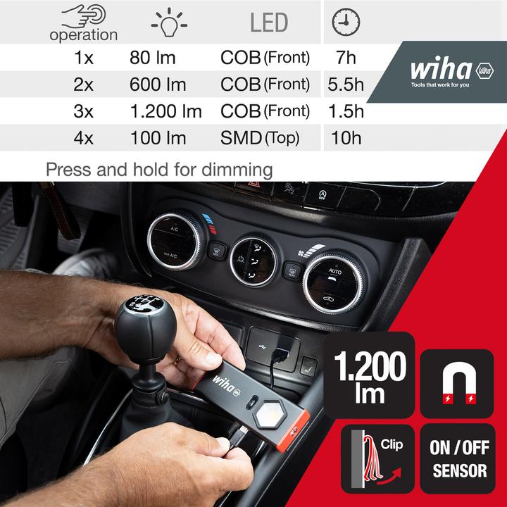 Produktbild Wiha Handleuchte (1200 lm)