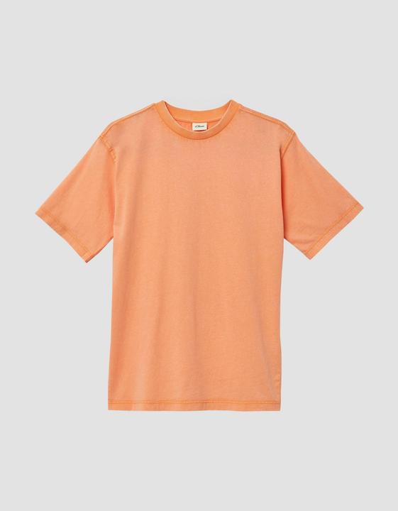 Actual product image S.Oliver T-Shirt T-Shirt mit Used-Effekt und Rückenprint (158, 164)
