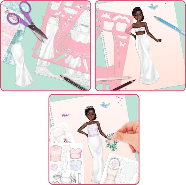 Image du produit Depesche 11491 TOPModel - Create your Wedding Special Livre de coloriage, livre de coloriage et